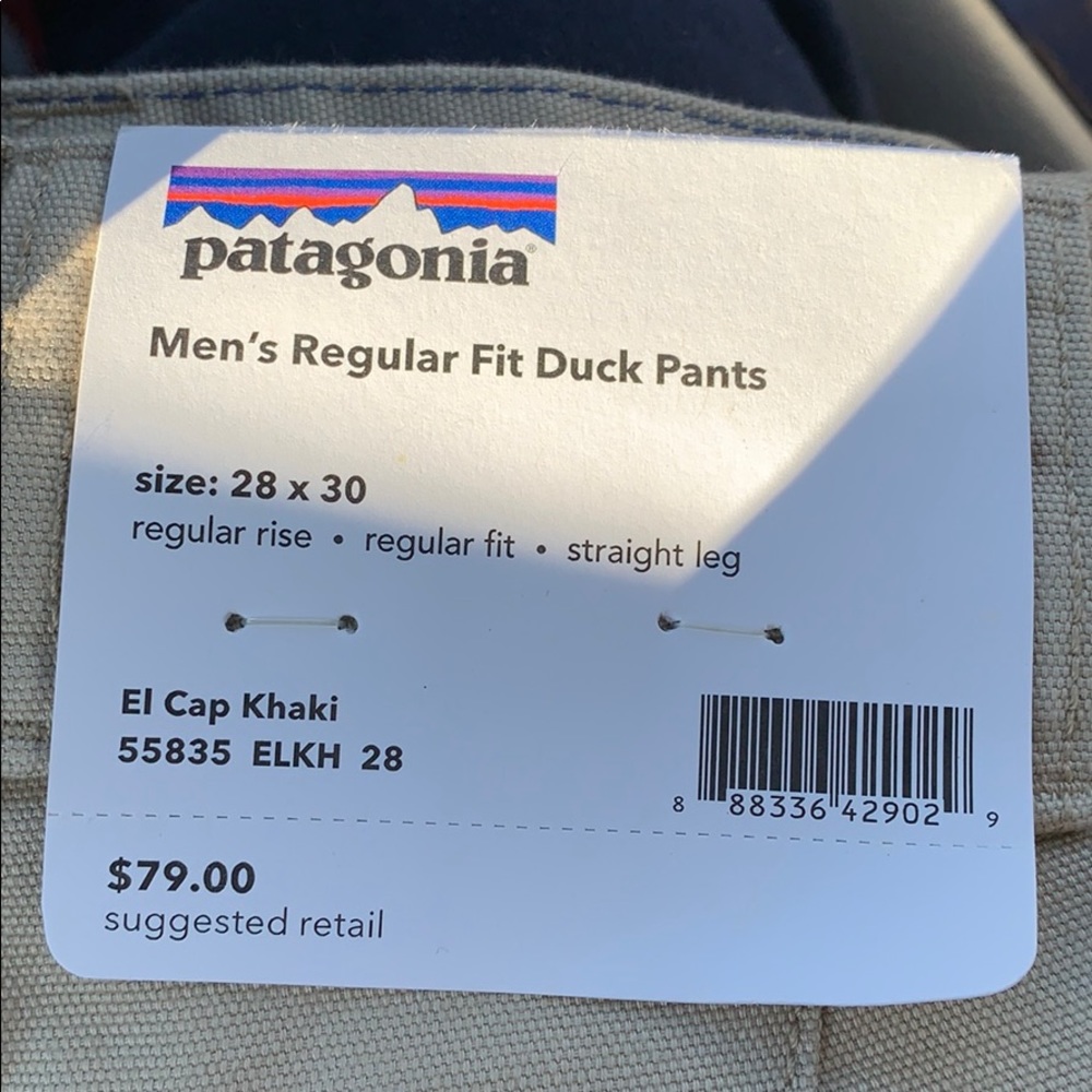 Patagonia Men’s regular Fit Duck Pants